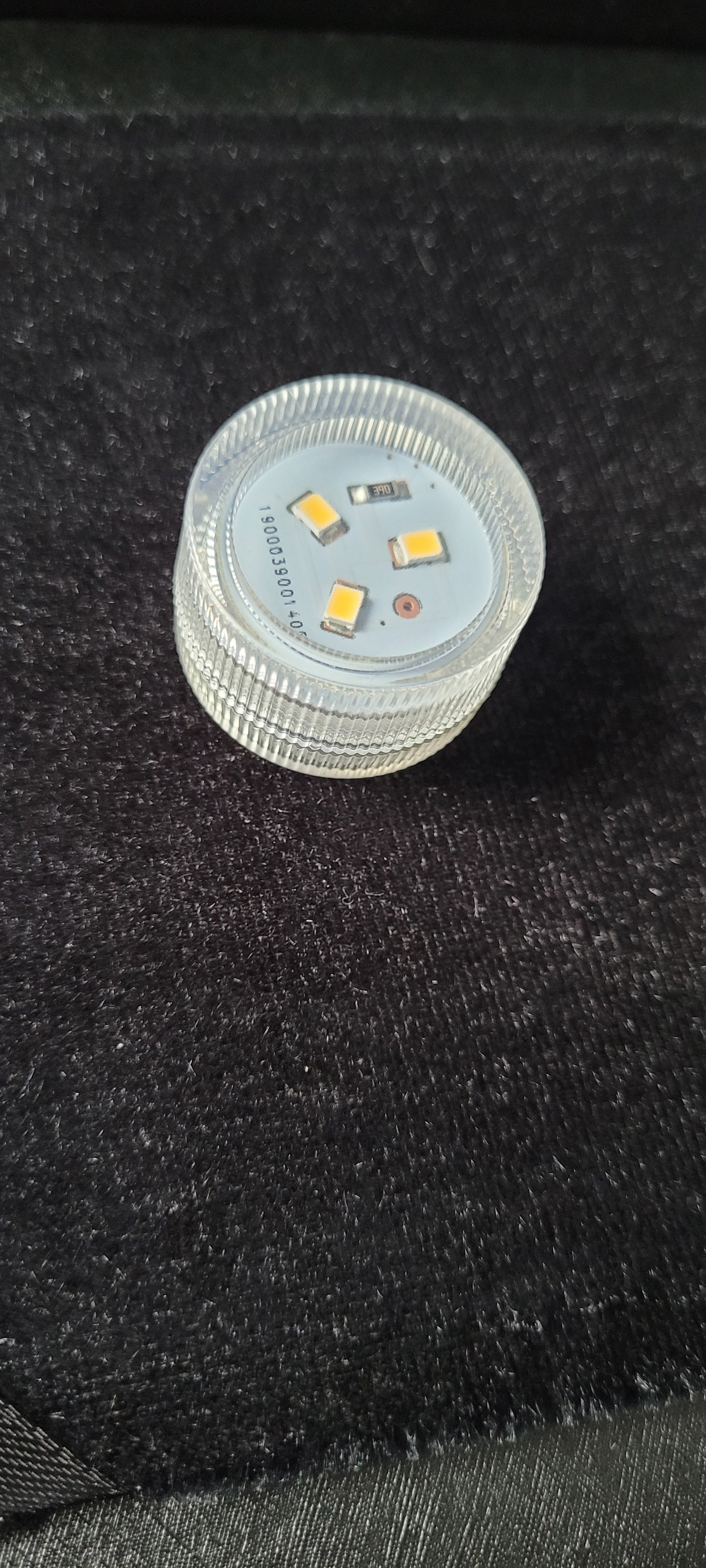 A tealight Crystal Memorial.